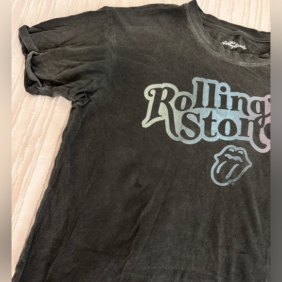 American Eagle Rolling Stones Grey T-Shirt Size S - Picture 5 of 5